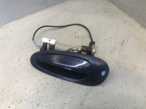Porsche Boxster 986 Door Handle Exterior Left Lapis Blue Metallic 1996 to 2004