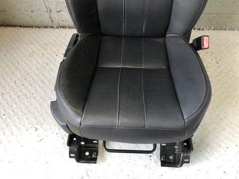 Freelander 2 Seats Set of Manual Leather Black Facelift Land Rover 2011 to 2014