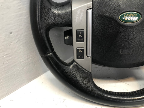 Steering Wheel Multi Function Leather Black Discovery 3 Range Rover Sport L07106