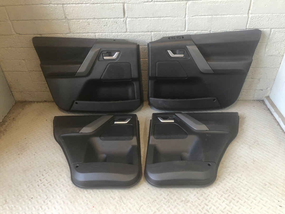 Freelander 2 Door Cards Set of 4 in Black Cloth Land Rover 2006 to 2010 J07076