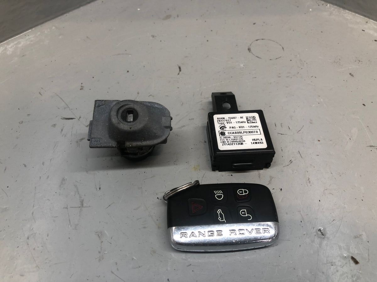 Range Rover Evoque Key Remote and Blade with Door Lock 2011 to 2015 L03066