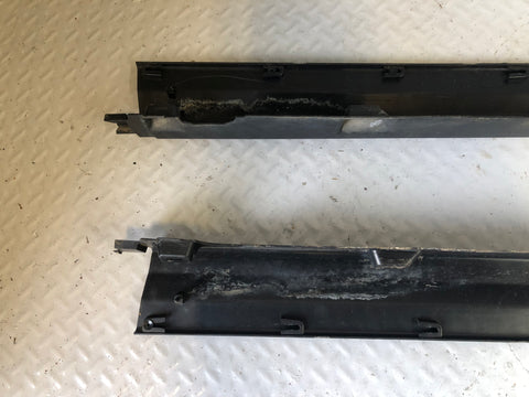 Freelander 2 Sill Cover Trims Pair Land Rover 2006 to 2014 Black Plastic D02106