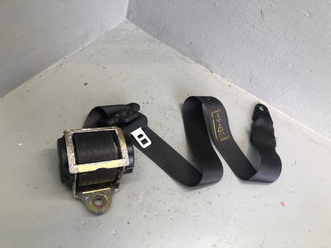 Discovery 2 Seat Belt Assembly Near Side Front in Grey Land Rover 1998 to 2004