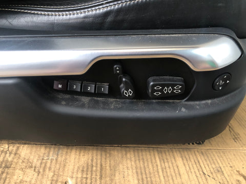 Range Rover L322 Leather Seats Black Heated Facelift 2010 to 2013 L29076