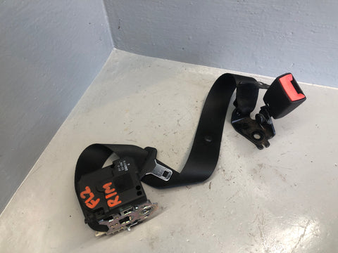 Freelander 2 Seat Belt Centre Rear Black with Buckle Land Rover 2006 to 2011