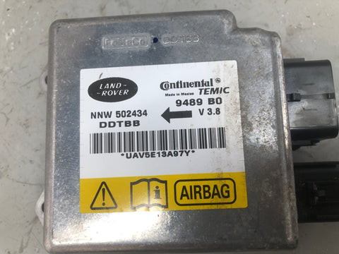 Range Rover Sport SRS Airbag ECU NNW502434 Land Rover 2005 to 2009