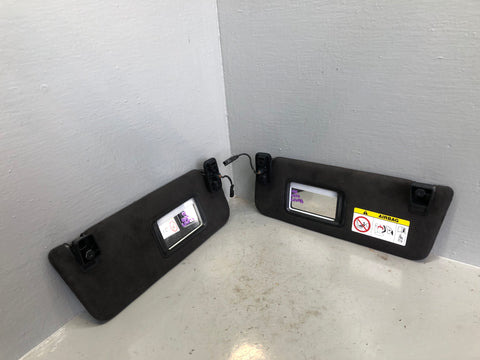 Range Rover Sport Sun Visors Mirrors and Lights Black L494 2014 to 2022 L14096