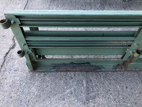 Humvee Rear Bench Seats Foldable Green Metal Military Spec 1985 to Present H2