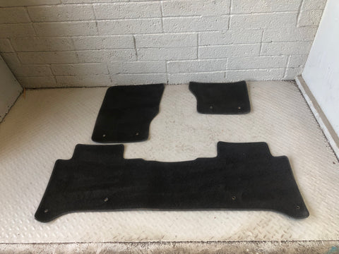 Range Rover L405 Floor Mats Set of 4 Cloth Fabric Black 2013 to 2017 L15056