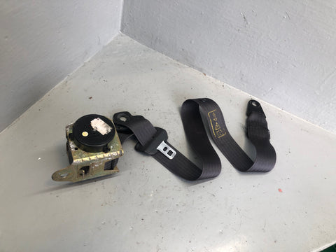 Discovery 2 Seat Belt Assembly Near Side Front in Grey Land Rover 1998 to 2004