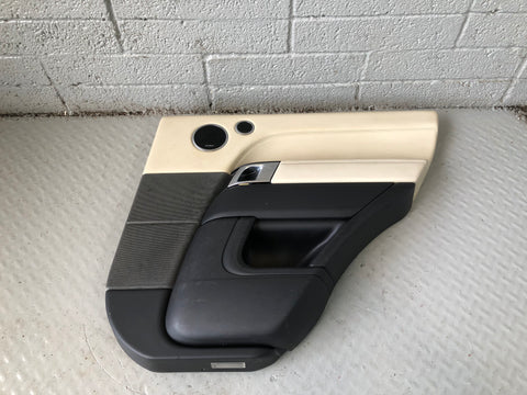 Range Rover Sport Door Cards Set Black and Ivory L494 2014 to 2018 L14096