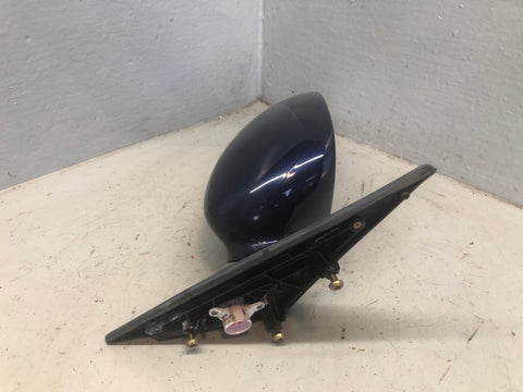 Porsche Boxster 986 Door Mirror Off Side Lapis Blue Metallic 1996 to 2004