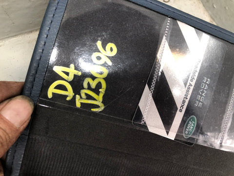 Discovery 4 Handbook User Manual in Wallet Land Rover 2009 to 2014 J23096
