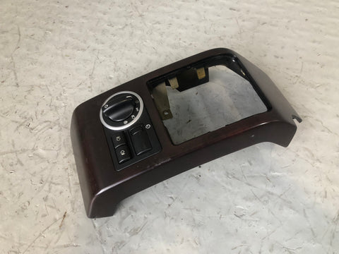 Range Rover L322 8 Piece Trim Dashboard Finisher Kit in Burr Wood R24026