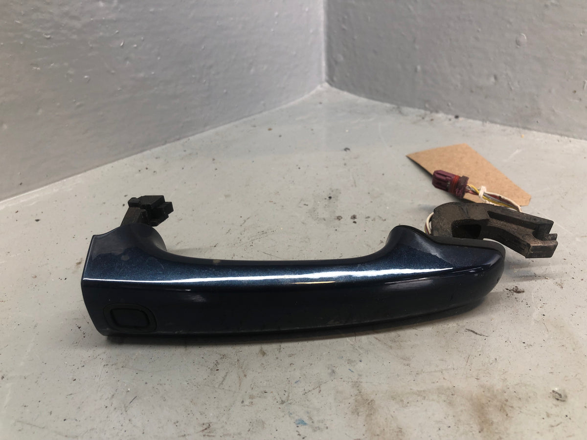Jaguar XF Rear Door Handle Off Side Indigo Blue Keyless X250 2007 to 2015
