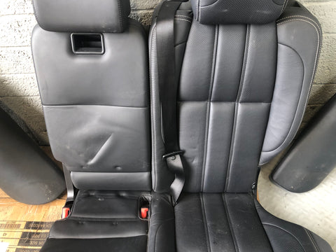 Range Rover L322 Leather Seats Black Heated Facelift 2010 to 2013 L29076
