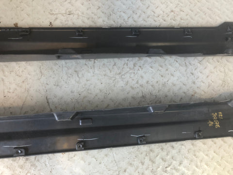Freelander 2 Sill Cover Trims Pair Land Rover 2006 to 2014 Black Plastic J07076