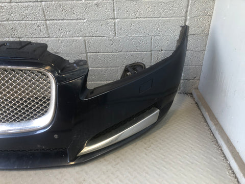 Jaguar XF Front Bumper Indigo Blue Metallic JJX X250 2011 to 2015 L26066
