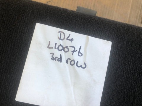 Discovery 4 Seats Rear 3rd Third Row in Black Land Rover 2009 to 2016 L10076