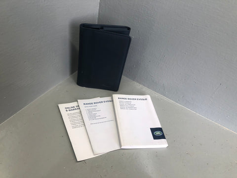 Range Rover Evoque Handbook User Manual in Wallet L538 2011 to 2018 09066