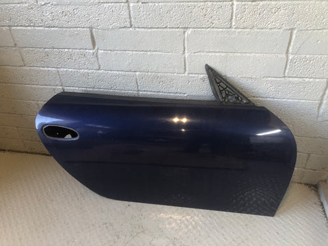 Porsche Boxster 986 Door Off Side Right in Lapis Blue Metallic 3A8 1996 to 2004