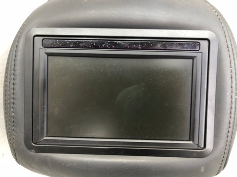 Range Rover L322 Head Rests Pair With Screens Black Leather With Remote Kit