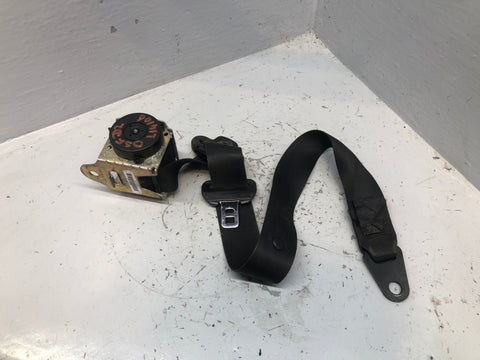 Discovery 2 Seat Belt Assembly Off Side Front in Black Land Rover 1998 to 2004
