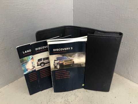 Discovery 3 Handbook User Manual in Wallet Land Rover 2004 to 2009 J17076
