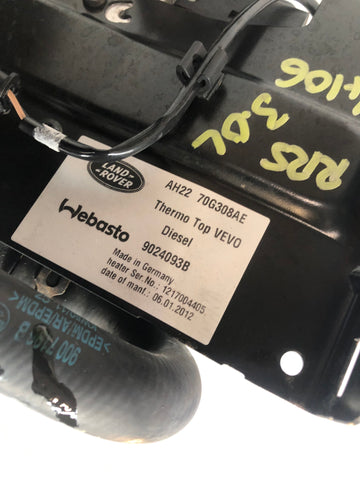 Webasto Pre-Heater 3.0 TDV6 Range Rover Sport L320 Land Rover Discovery 4 L319