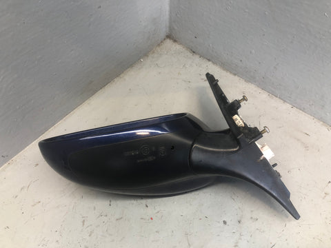 Porsche Boxster 986 Door Mirror Near Side Lapis Blue Metallic 1996 to 2004
