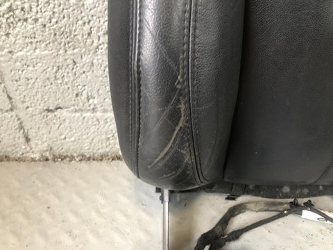Range Rover Evoque Seat Back Front Off Side Leather Black 3 Door 2011 to 2015