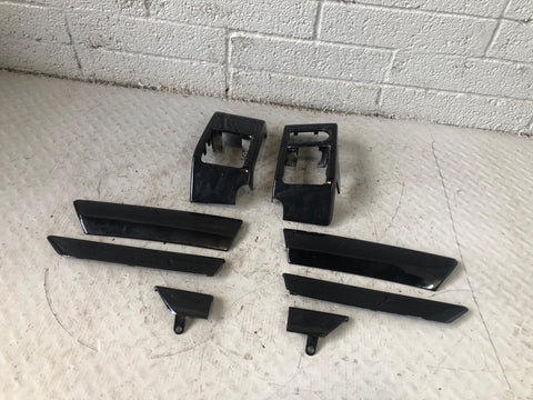Range Rover L322 8 Piece Trim Dashboard Finisher Kit in Piano Gloss Black L29076