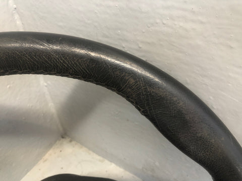 Porsche Boxster 986 Steering Wheel 3 Spoke in Black Leather 1996 to 2002