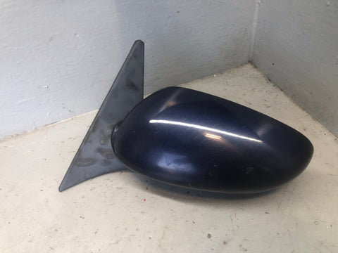 Porsche Boxster 986 Door Mirror Near Side Lapis Blue Metallic 1996 to 2004