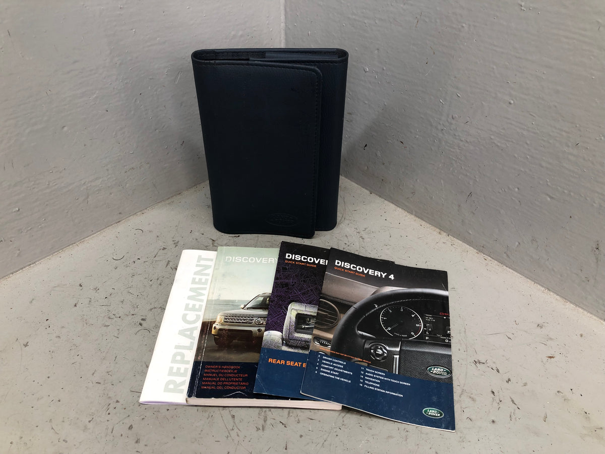 Discovery 4 Handbook User Manual in Wallet Land Rover 2009 to 2014 J23096