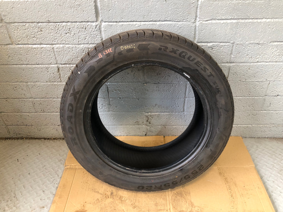 Road X RX Quest Part Worn Tyre 255/55R20 6mm Tread 255 55 20 D01076B