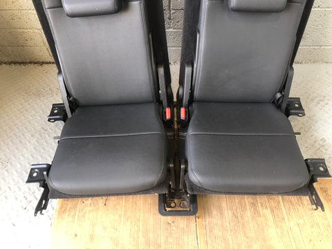Discovery 3 Seats Rear 3rd Third Row in Black Land Rover 2004 to 2009 J17076