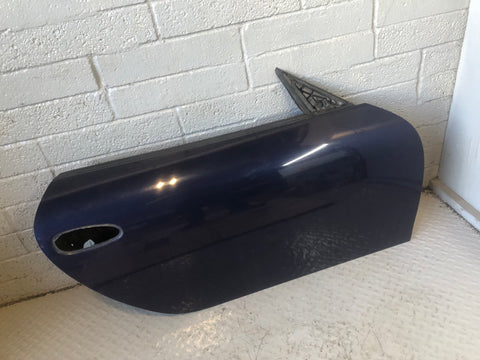 Porsche Boxster 986 Door Off Side Right in Lapis Blue Metallic 3A8 1996 to 2004