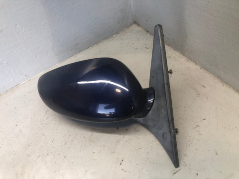 Porsche Boxster 986 Door Mirror Off Side Lapis Blue Metallic 1996 to 2004