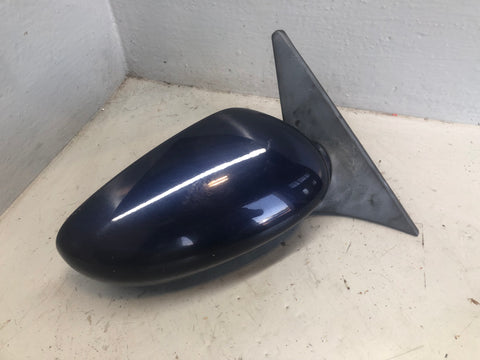 Porsche Boxster 986 Door Mirror Off Side Lapis Blue Metallic 1996 to 2004