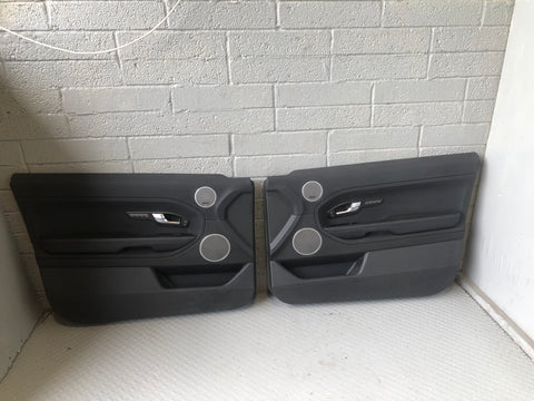 Range Rover Evoque Door Cards Pair of 3 Door in Black L538 2011 to 2015 L03066
