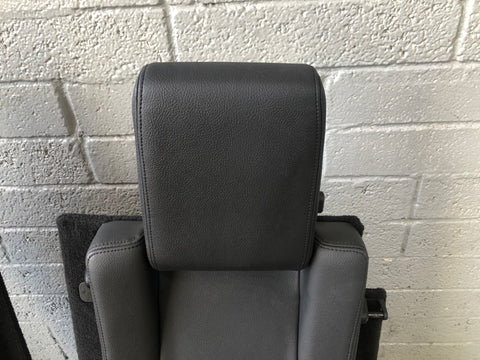Discovery 3 Seats Rear 3rd Third Row in Black Land Rover 2004 to 2009 J17076