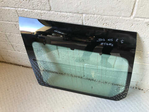 Discovery 3 Window Glass Quarter Near Side Rear Land Rover 2004 to 2009 Clear
