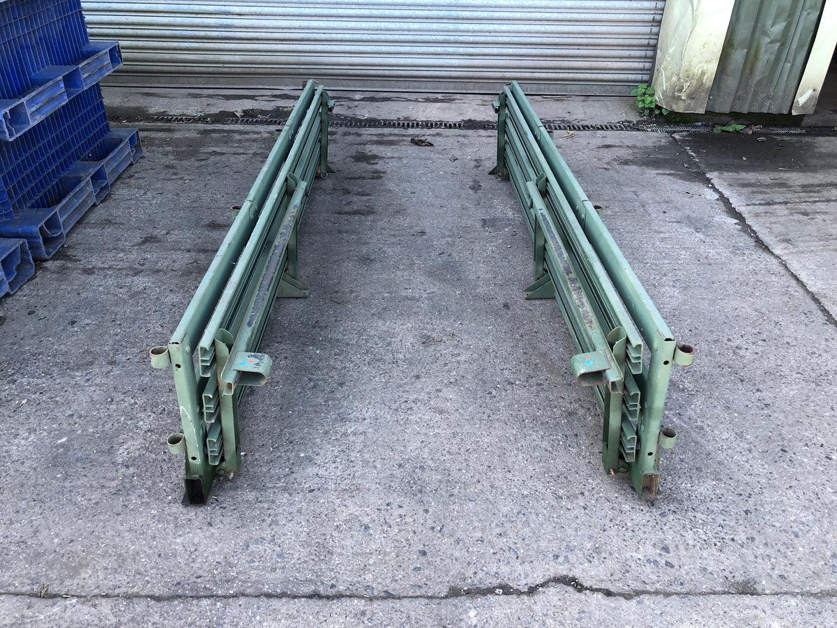 Humvee Rear Bench Seats Foldable Green Metal Military Spec 1985 to Present H2
