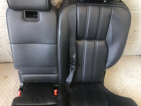 Range Rover L322 Leather Seats Black Heated Facelift 2006 to 2009 D01076