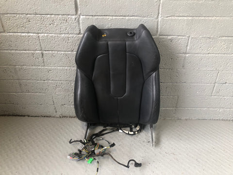 Range Rover Evoque Seat Back Front Off Side Leather Black 3 Door 2011 to 2015