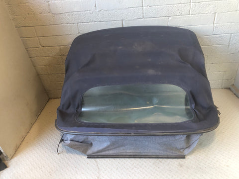 Porsche Boxster 986 Soft Top Hood Roof Convertible in Blue 1996 to 2002