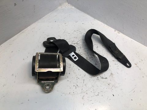 Discovery 2 Seat Belt Assembly Off Side Front in Black Land Rover 1998 to 2004