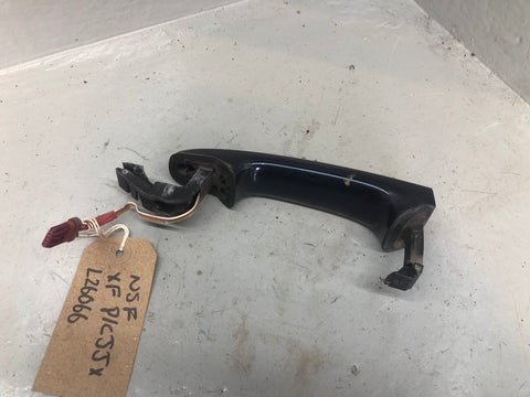 Jaguar XF Front Door Handle Near Side Indigo Blue Keyless X250 2007 to 2015