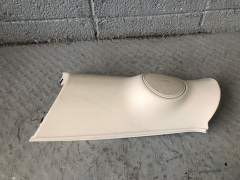 Range Rover L322 D Pillar Trim Speaker XQM000400 Ivory Off Side 2006 to 2013
